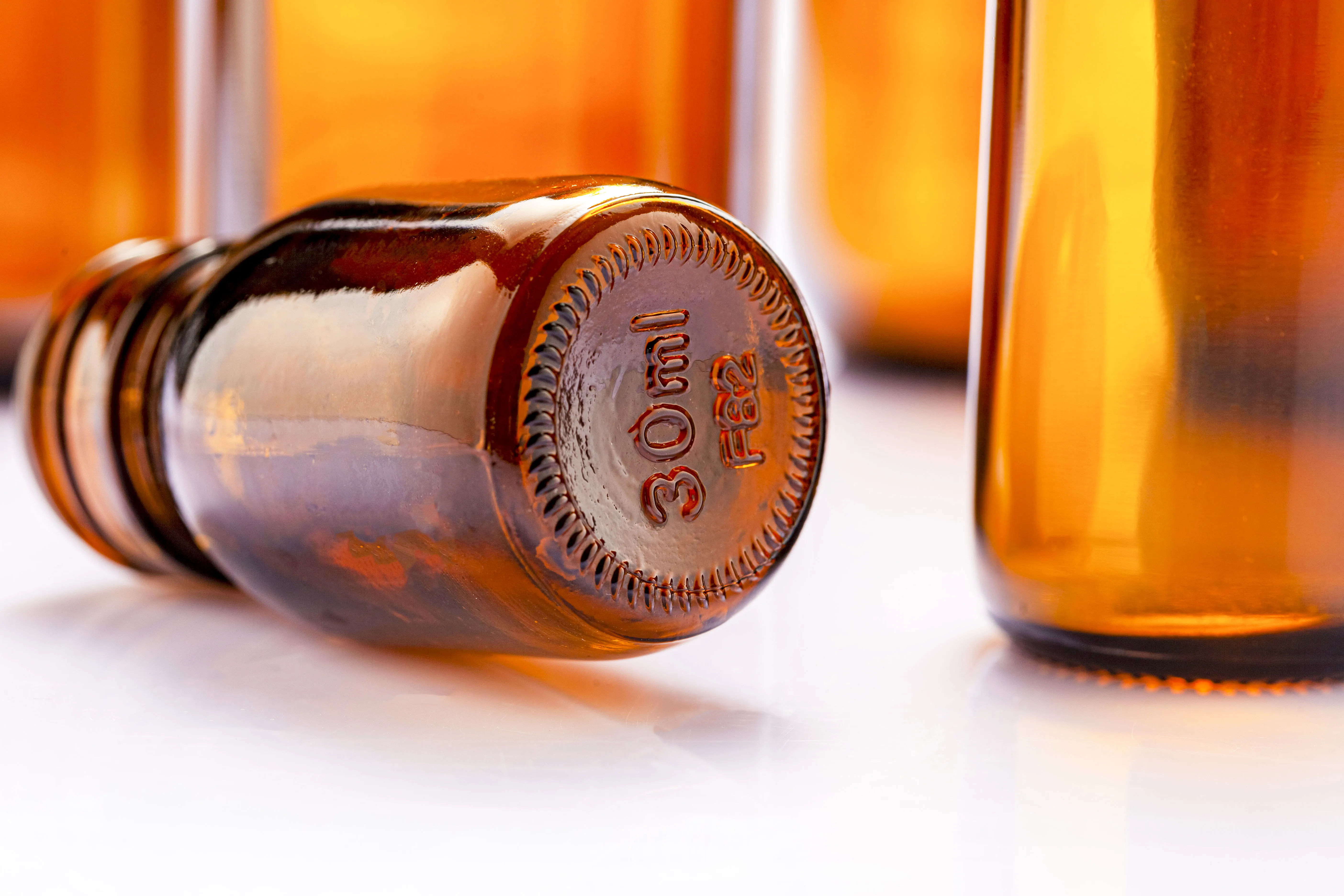 Hot selling amber glass bottle for syrup for medicine or drink