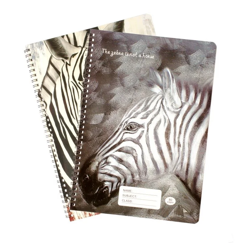 A4 zebra cuadernos espiral De chinos cuadernos escolares al por mayor