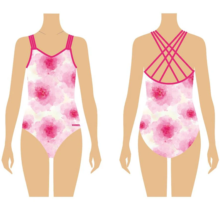 Girls Ballet Athletic Leotards Children Sleeveless Sport Adult Pink Rythmic Gymnastics Leotards