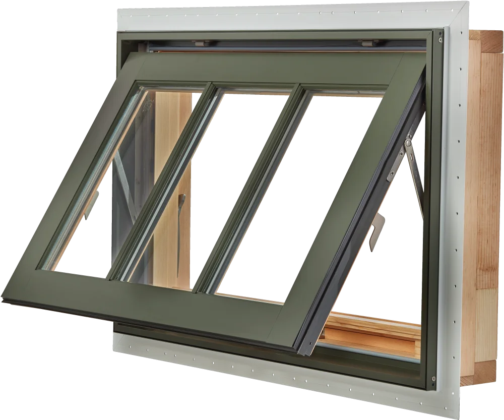 Wood Cladding Aluminum Iron Windows Glass Windows Panel Hurricane Impact Louver Windows