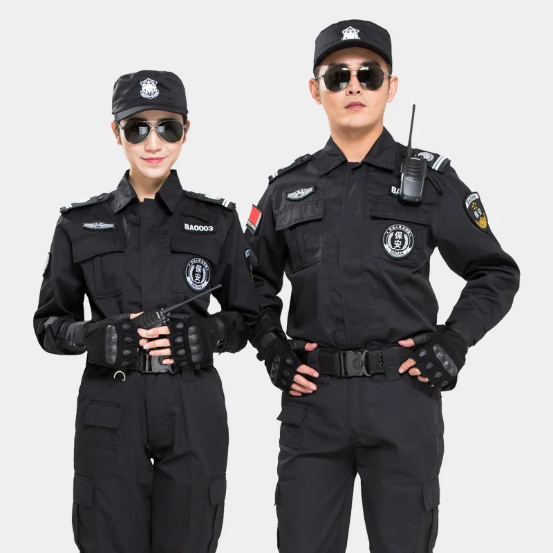 High quality long sleeve short sleeve custom security officer guard uniform security guard uniforms for sale