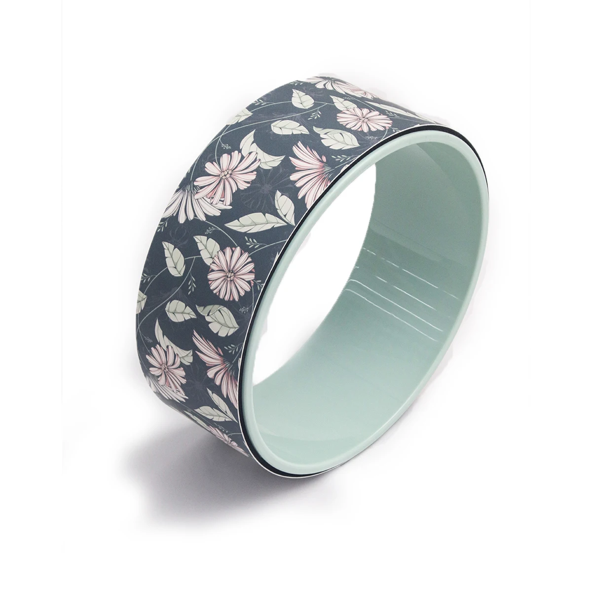 2023 Hot Sale Eco Friendly Non Slip Fitness Bcak Pain Fitness Foam Yoga Roller Custom PU Yoga Wheel