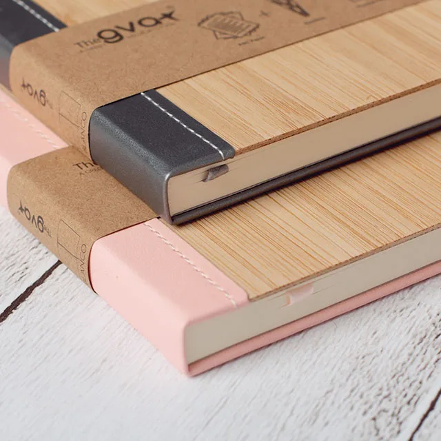  blank designer 2022 custom daily passion event meal eco friendly bamboo notebook planner for