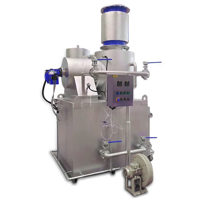 Domestic Garbage Incinerator Large Capacity Ce Certified Sludge And Municipal Wastes Incinerator 100kg/h Provided