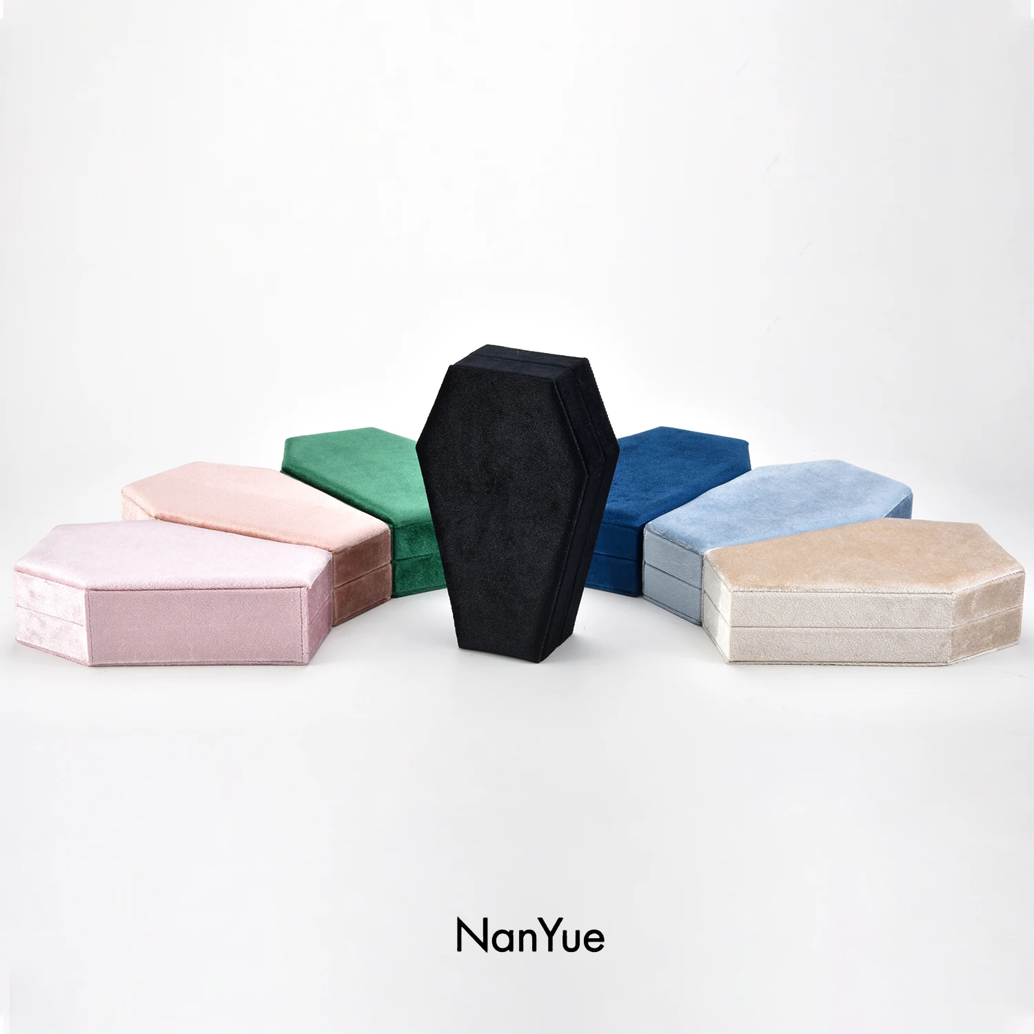 Velvet Gothic Coffin Shape Jewelry Box Ring Necklace Storage Box Gothic Style Coffin Casket Jewelry Box Personalized Gift