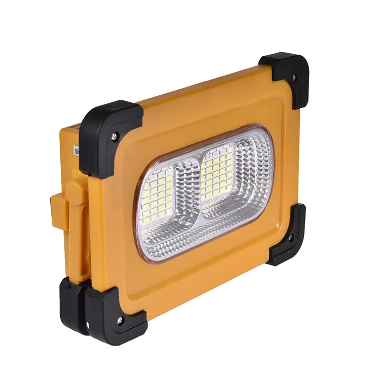 Quantex 60w portable solar flood light outdoor led with polysilicon panel