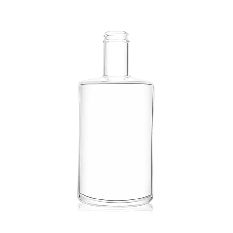 China transparent frosted borosilicate glass bottle  double glass bottle