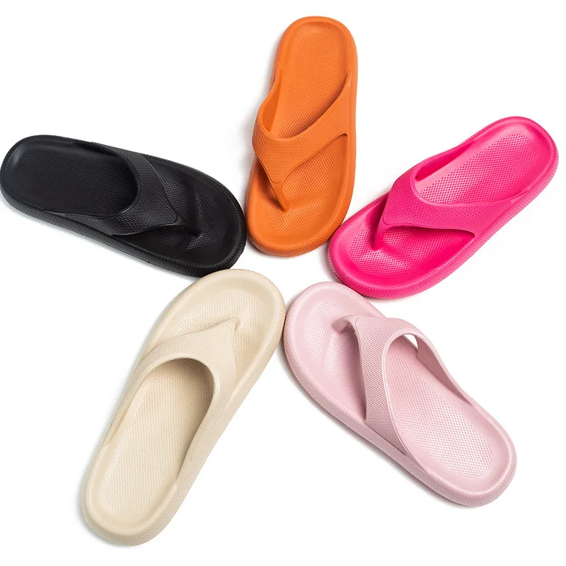 Cushion Silent Sole EVA Comfy Bath Spa Walking For Women Non-slip Multi-use Thickened Soft Men Pillow Cloud Flip Flop