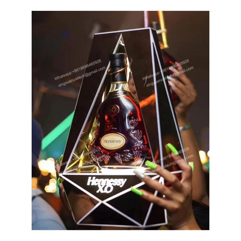 HENNESS Y XO перезаряжаемая светодиодная бутылка, ведущая для ночного клуба, лаунж-бара