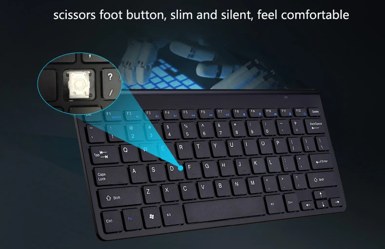 2.4G Wireless Keyboard and Mouse Combo Russian/Spanish/English/Arabic Mini Multimedia Keyboard Mouse Set For Laptop PC