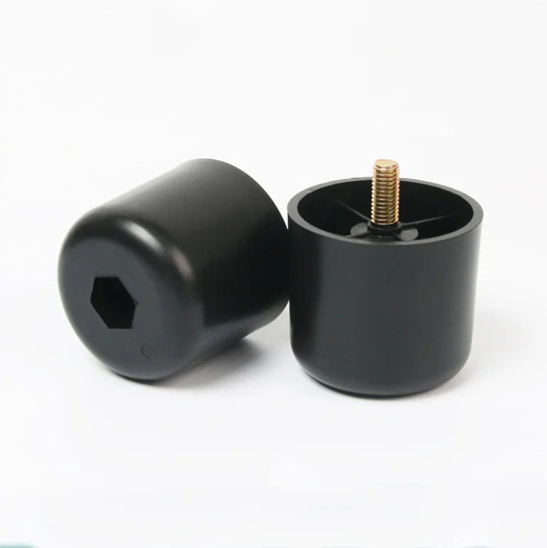 Factory Direct Cheap PP Plastic Furniture sofa feet modern furniture leg Sofa Cabinet Base Feet Round Plastic Sofa Plastic Leg