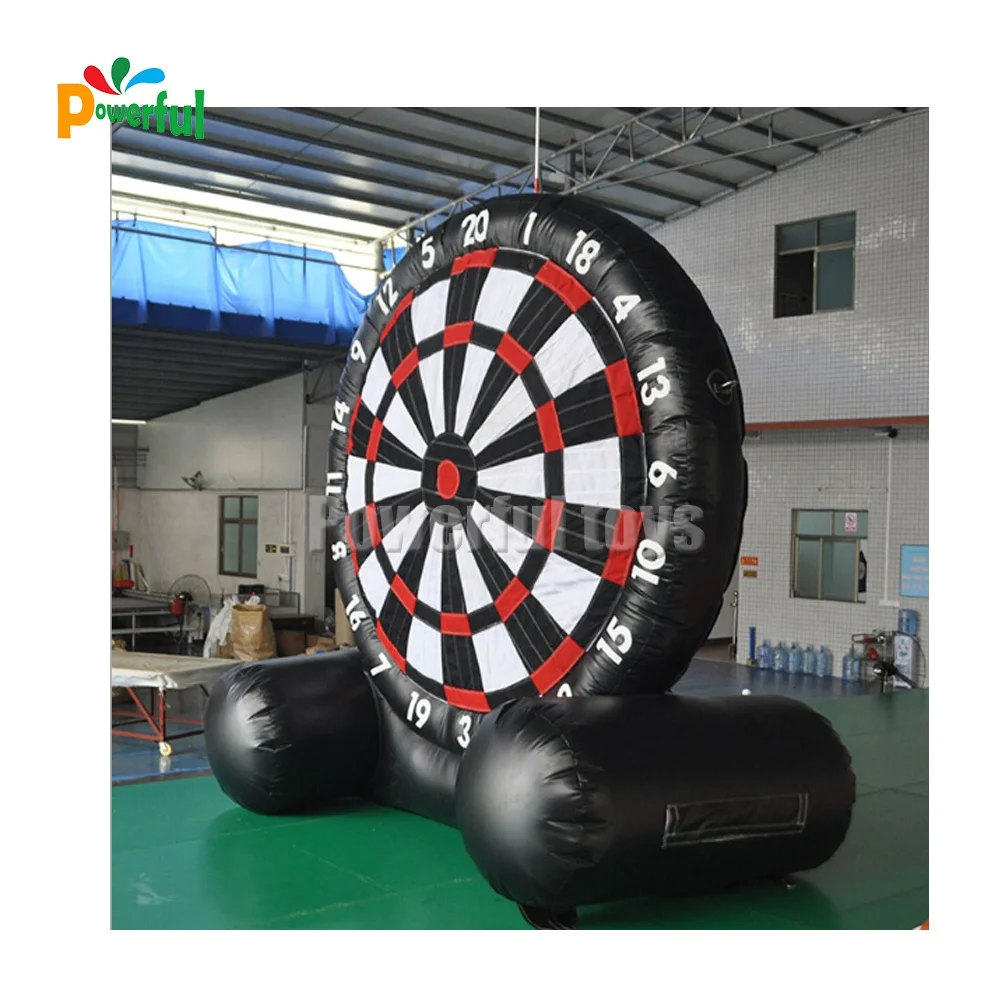 inflatable football shooting target archery tag goal soccer dart