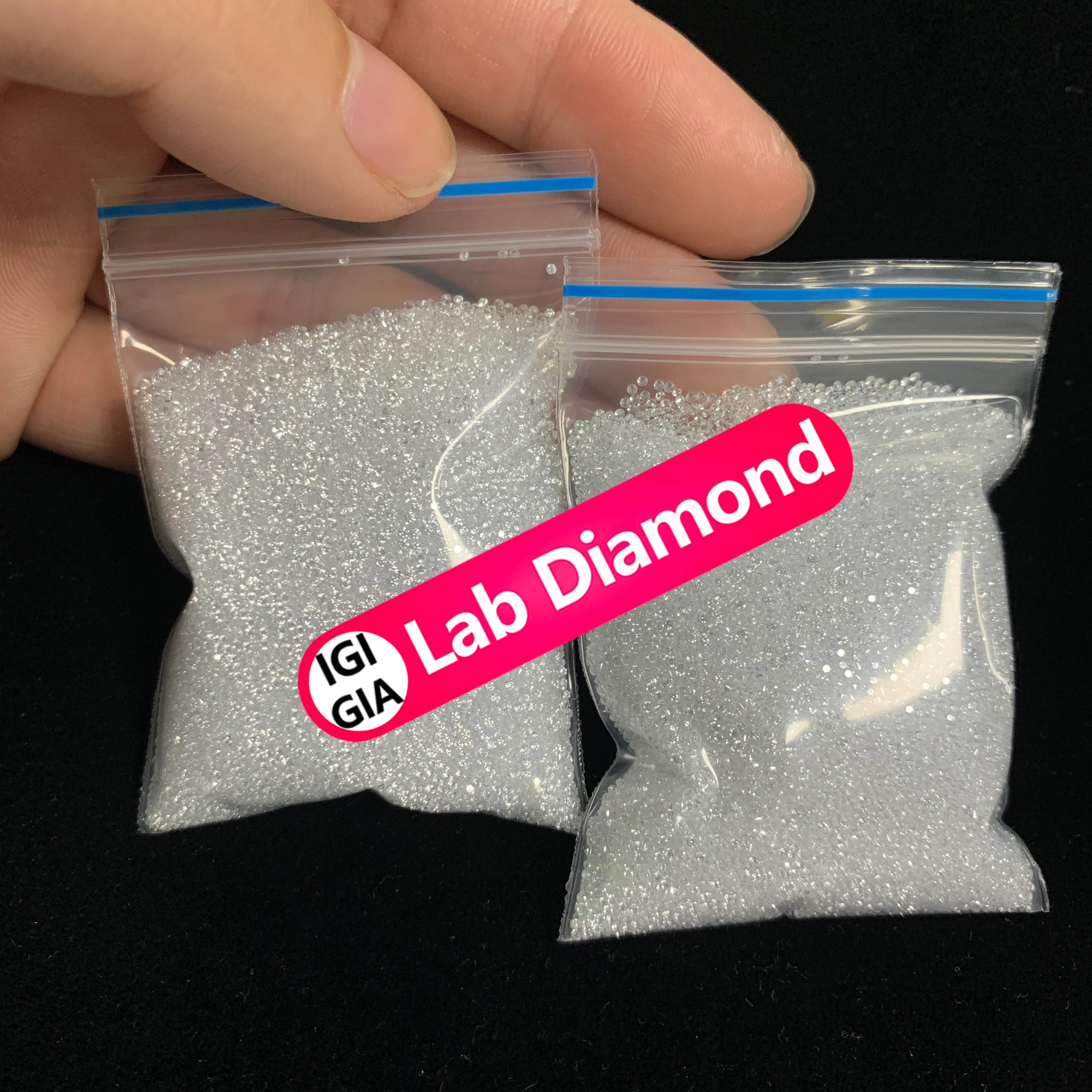 India Factory Wholesale Melee Size Small Diamond D Color In VVS Clarity 0.7-3.0mm Manufactory Direct Sale Diamond