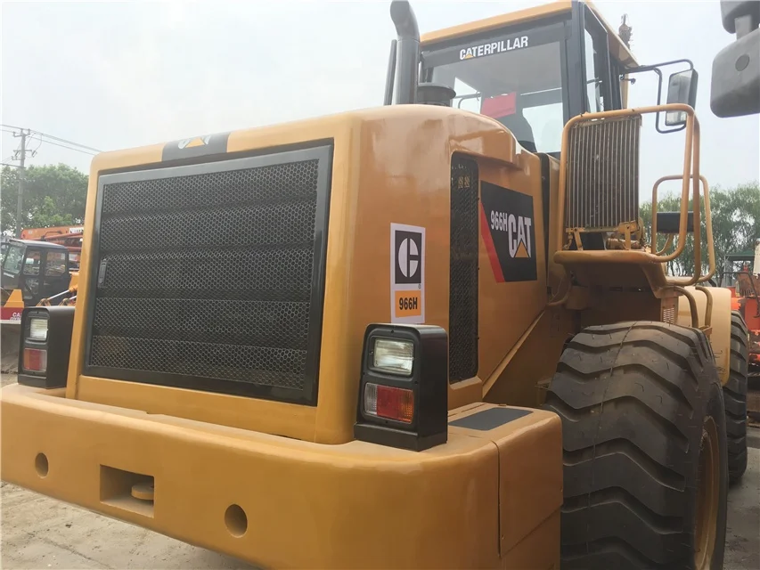 Used wheel loader CAT 966H frond payloader Caterpillar 966 tire