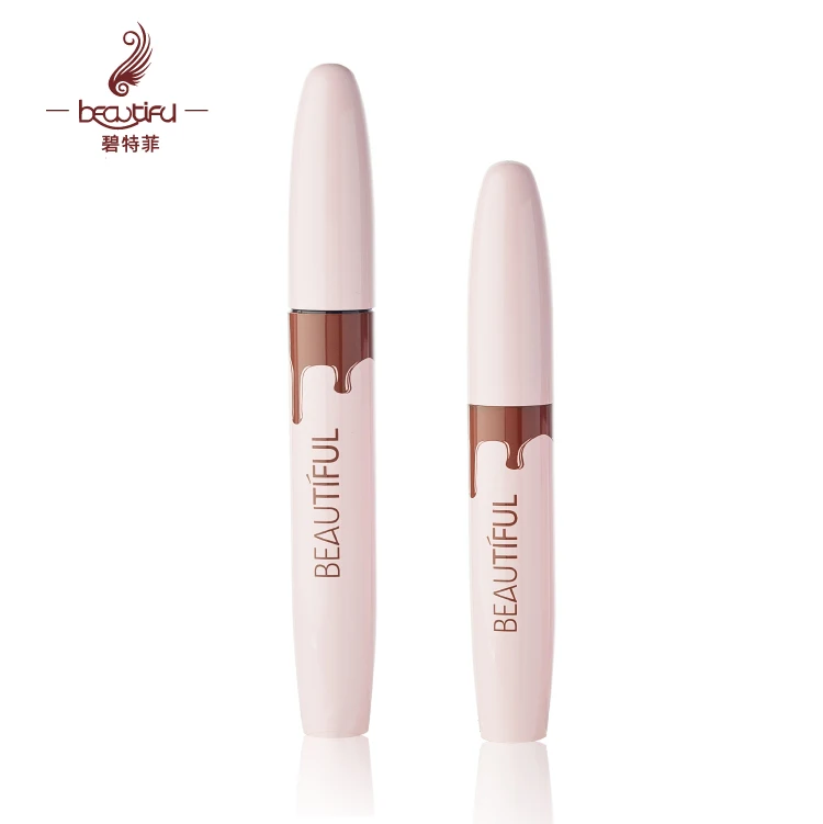 Empty 8ml 10ml pale/light adorable glossy pink metal/aluminum mascara tubes, mascaras de halloween, mascara bottle