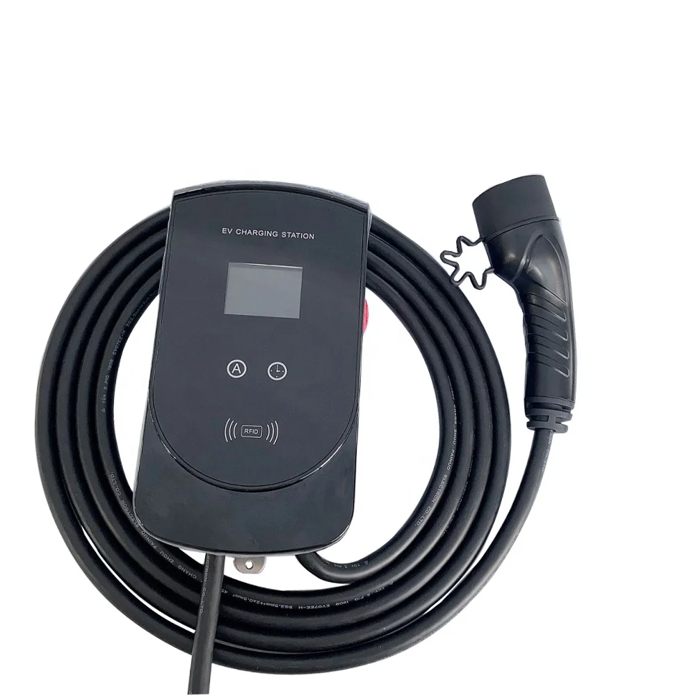 Новый дизайн EV зарядная станция 22 кВт NFC wallbox настенное зарядное устройство для электромобилей