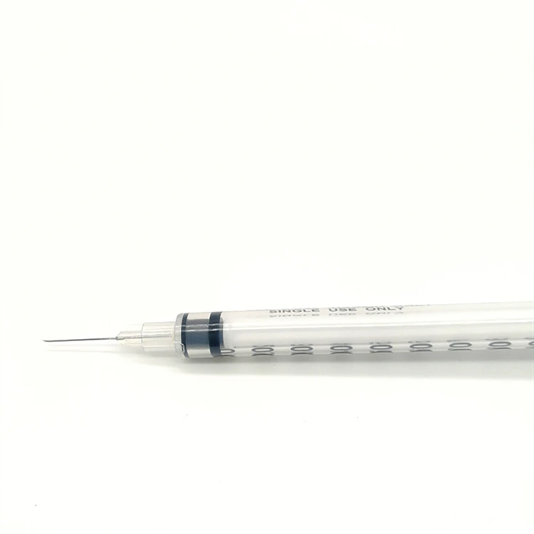 
Disposable Double Cap Insulin Syringe With Needle 