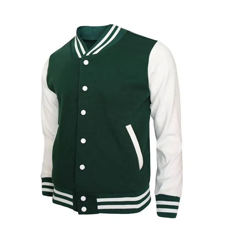 Низкая цена чистые Куртки Varsity индивидуальная хлопковая куртка мужская Letterman