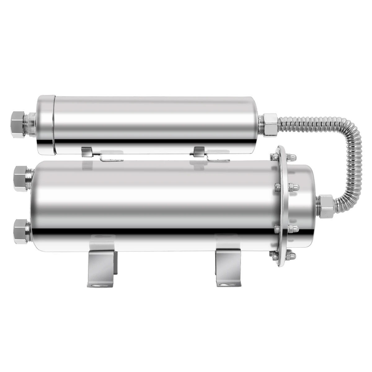 Mussidan Ultrafiltration Water Purifier Purification Activated Carbon Double Layer Filter 0.01 Micron Stainless Steel Household