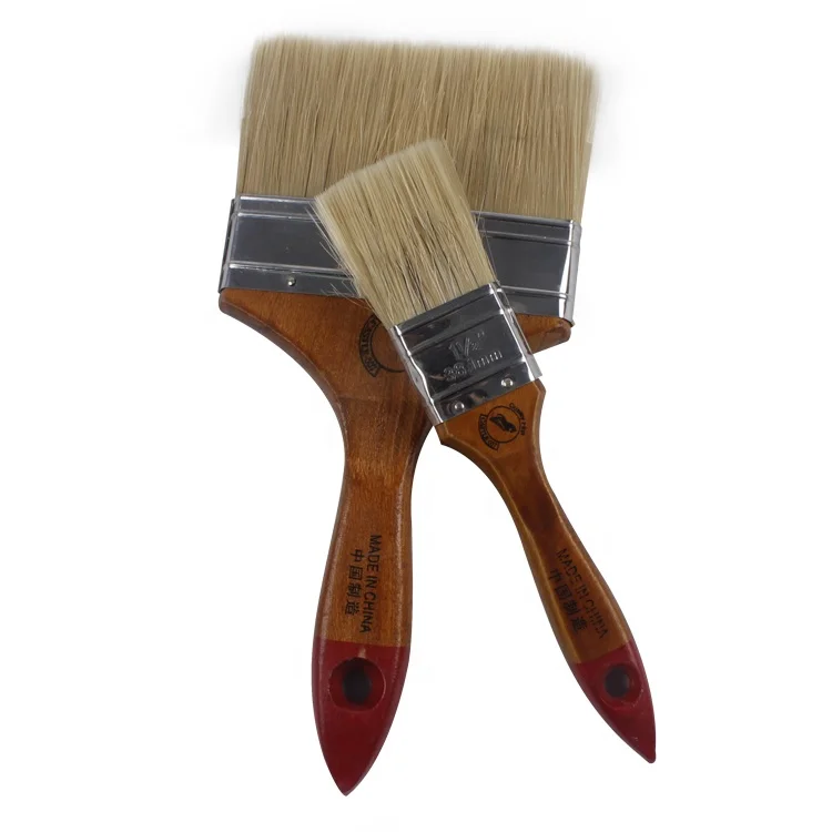 Factory Directly Provide Paint Brush Wood Handle High Quality Bulk Paint Brushes with Various Sizes