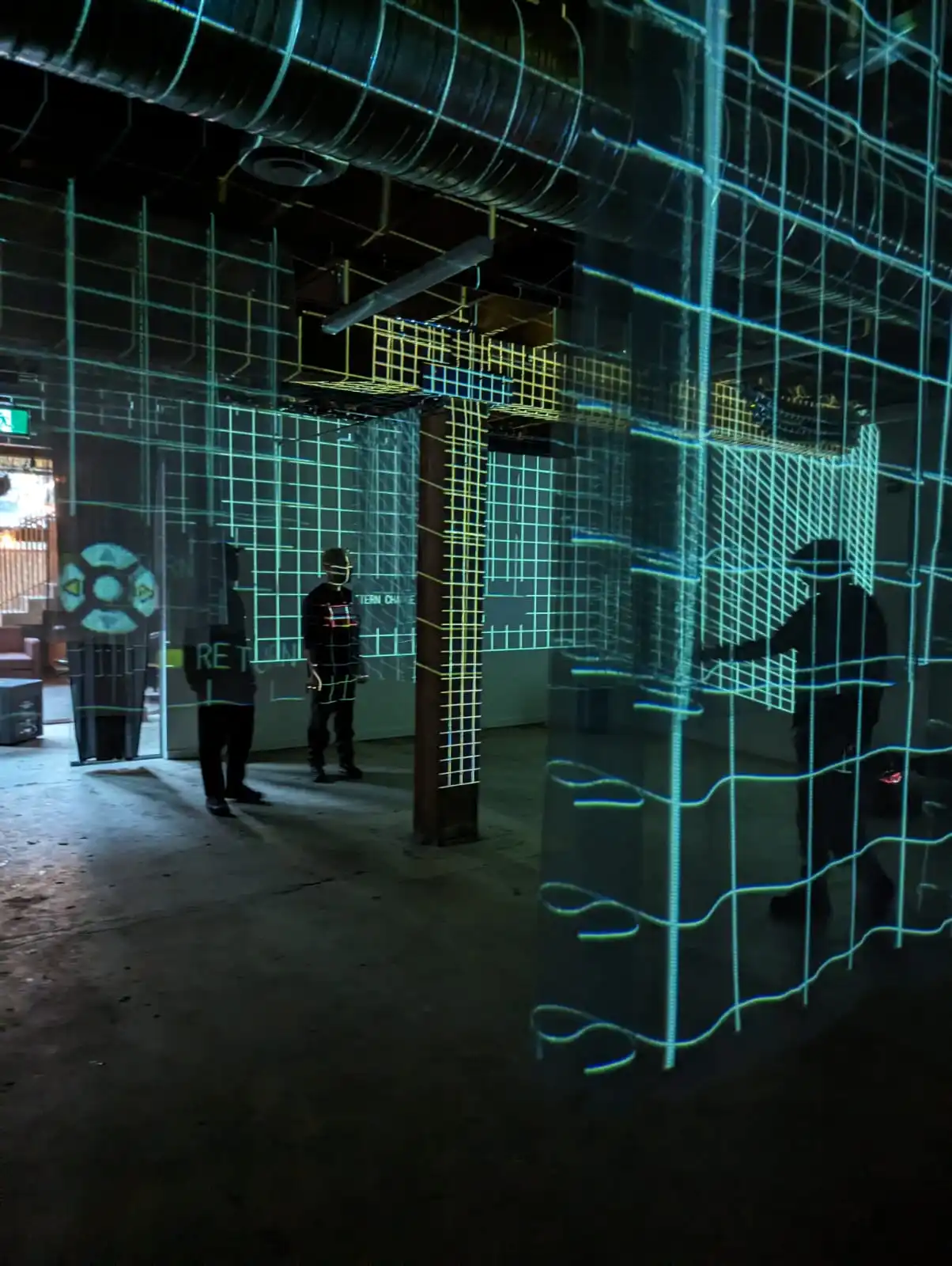 hologram projector high transparency holo net holographic mesh screen for projection