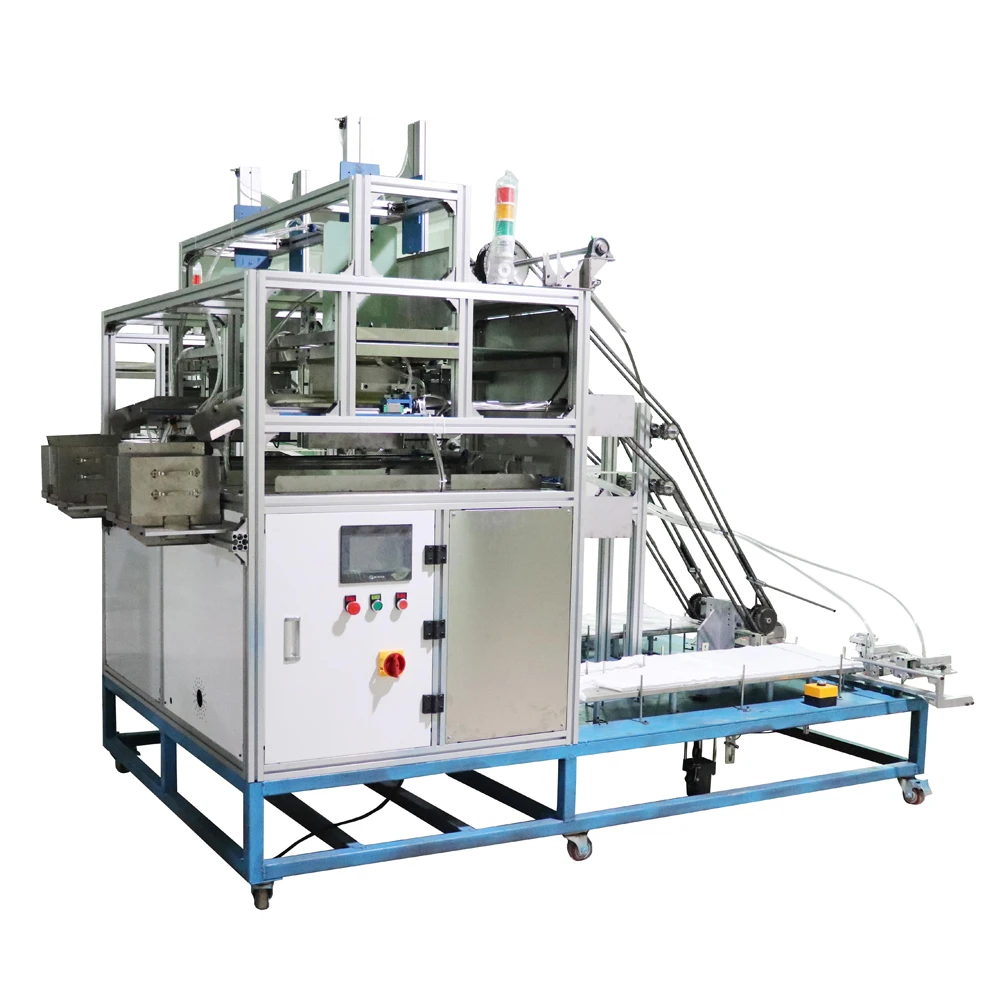 Multi-functional disposable non-woven hairdressing bibs Making Folding and Packing machine production line