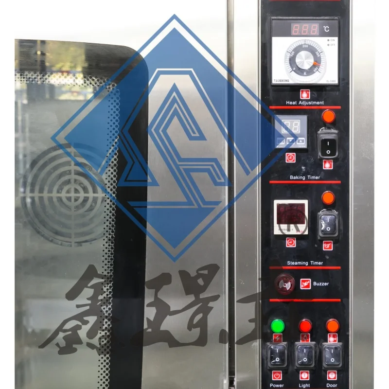 baking equipment automatic industrial electric baking rotary oven commercial 8 trays convection oven for sale