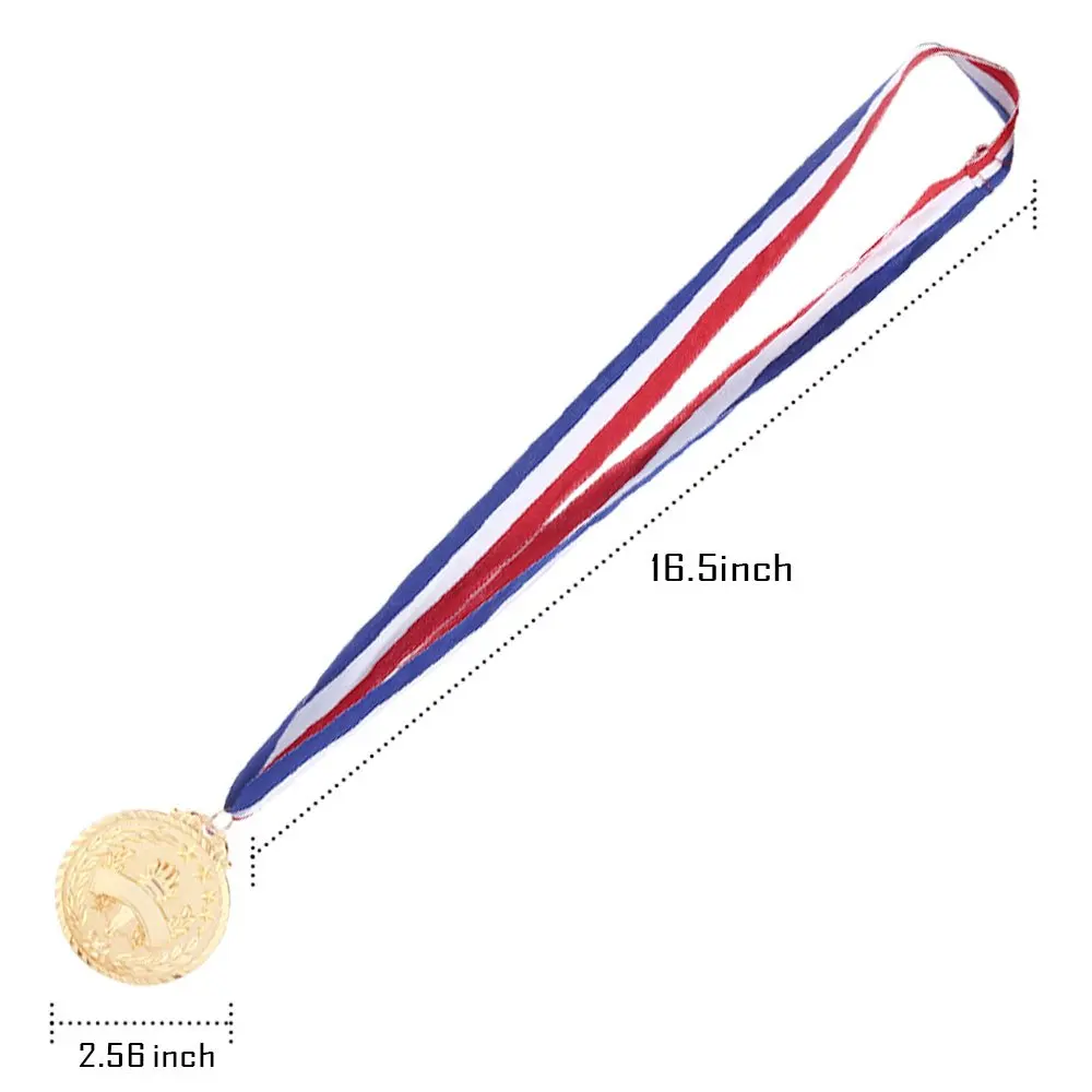 Размер заказчика металлическая награда медали на шею ленту медаль