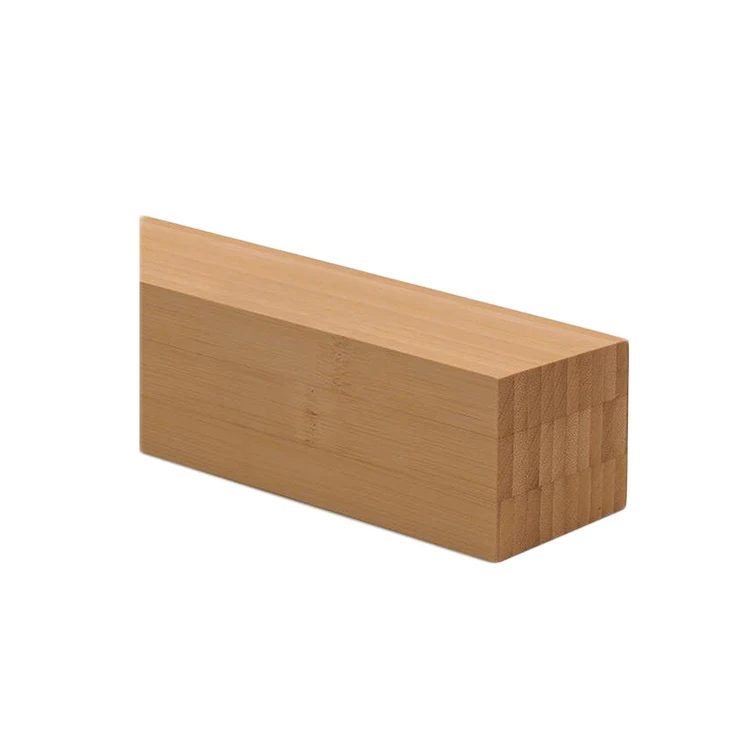 Side Pressed Caramel&Natural Solid Bamboo Beam 120mmx100mm, 120mmx72mm, 55mm, 60mm, 80mm Strong and Durable Bamboo Lumber