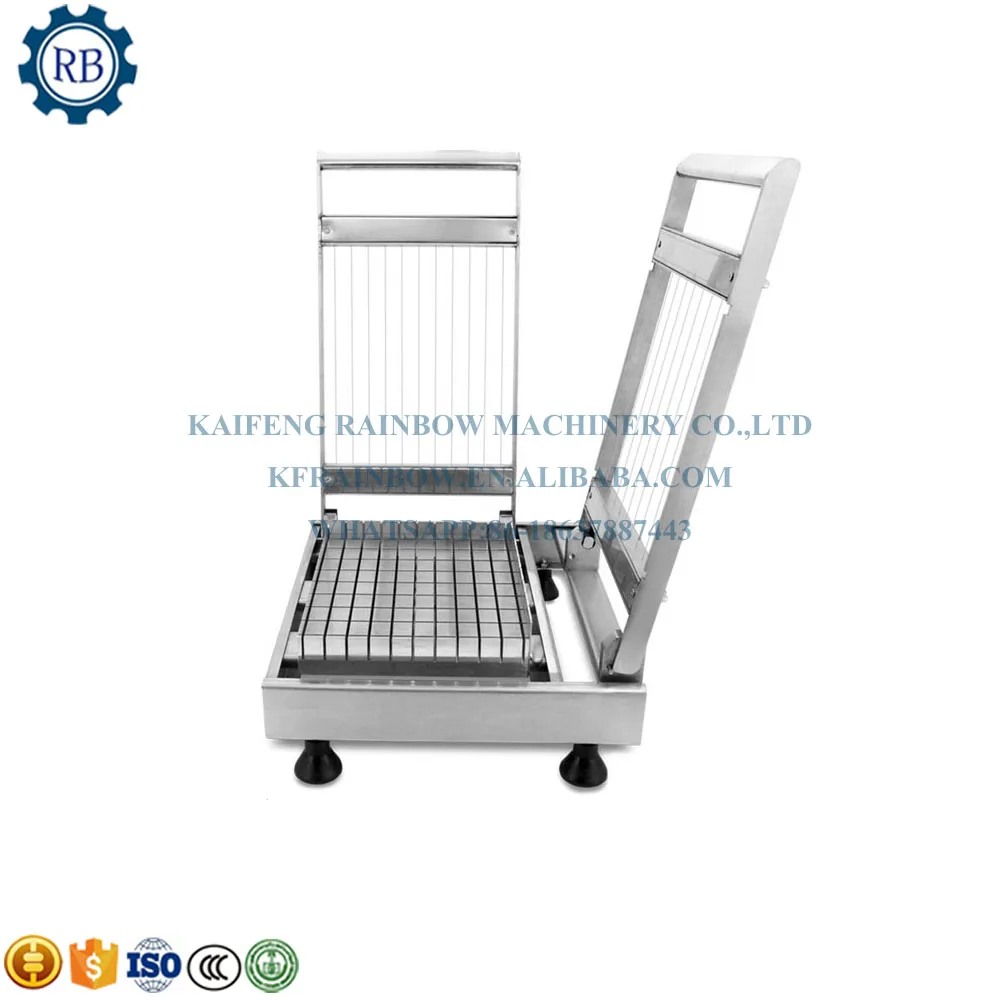 Small Stainless Steel Sweets Cake Cutter Chocolate Cube Mold Cutting Machine Cake Cutting Machine