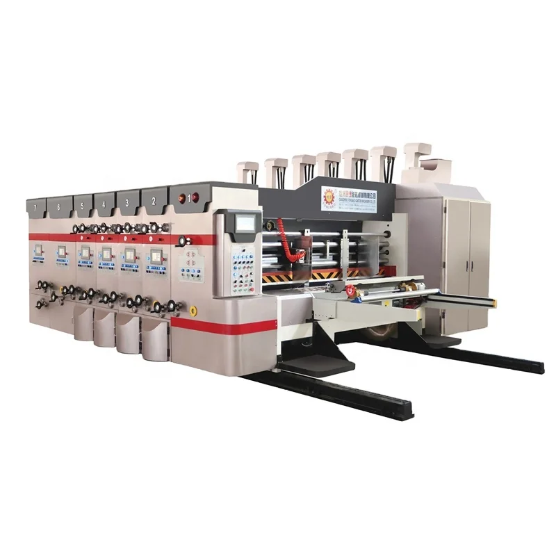 High quality cheap automatic water base printing slotting die cutting machine factory supply