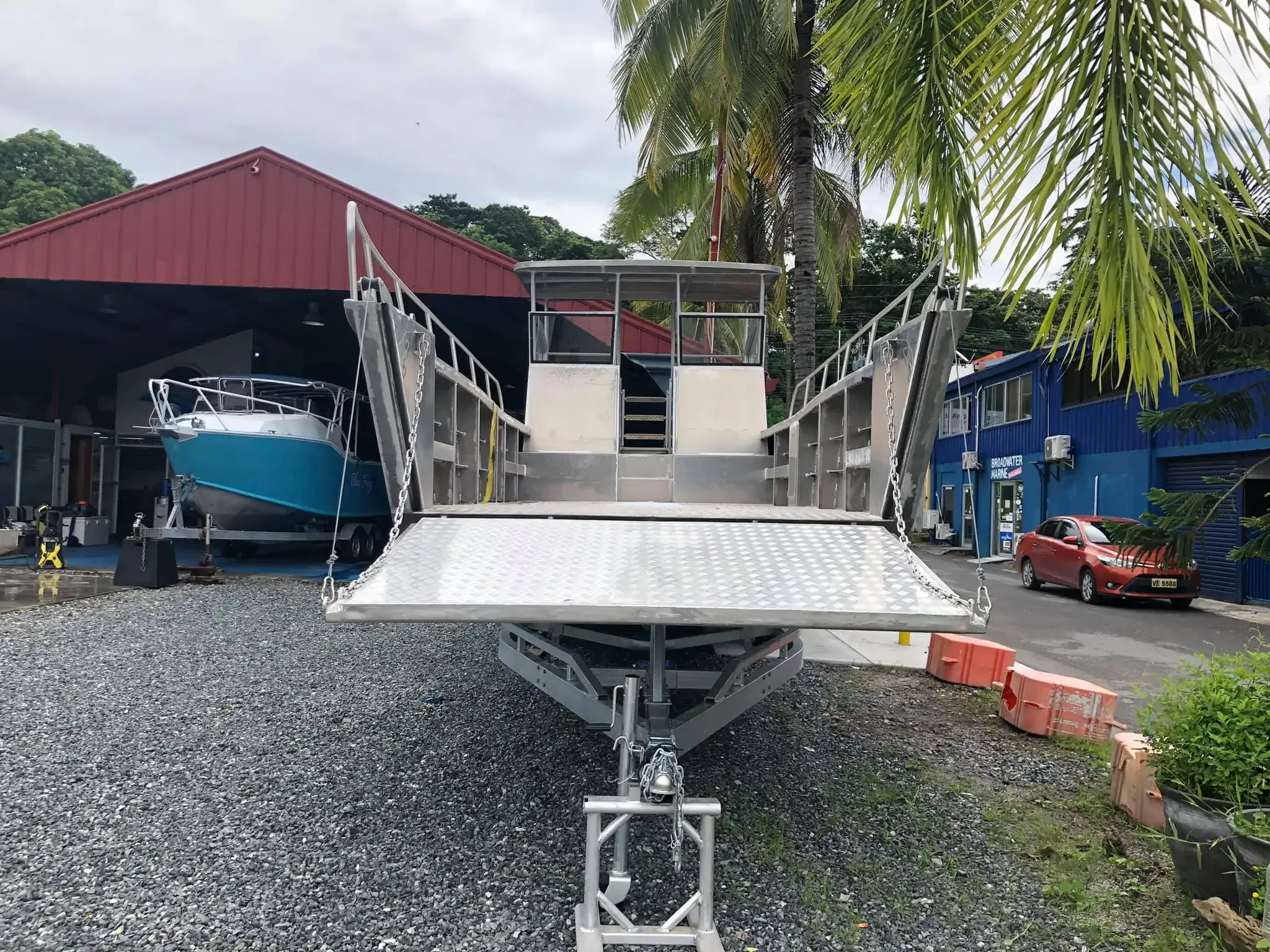8.50m 28ft Sea Farming Aluminum Landing Craft Work Boat for sale