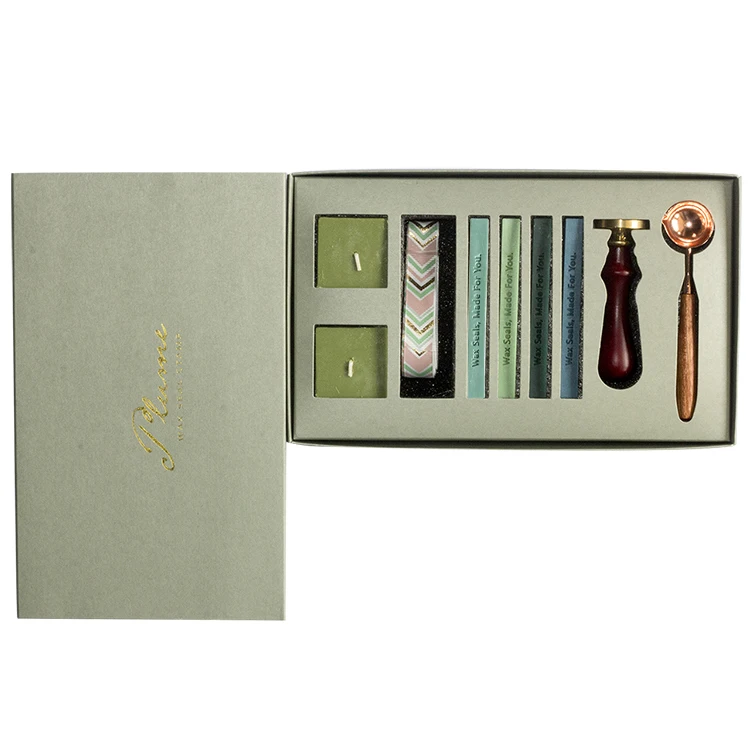 Sealing Wax Stamp Set Christmas Vintage for Festival Wedding Invitation Wax Seal Stamp