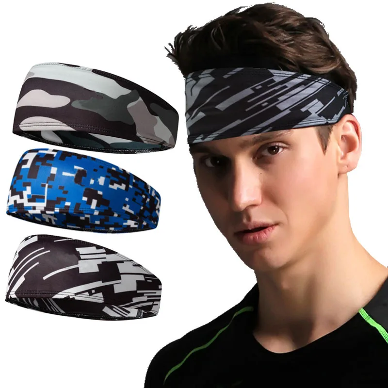 Fashion printed  Headband - customize  Sweatband Sports Headbands Moisture Wicking workout sweatband for Running promotion gift
