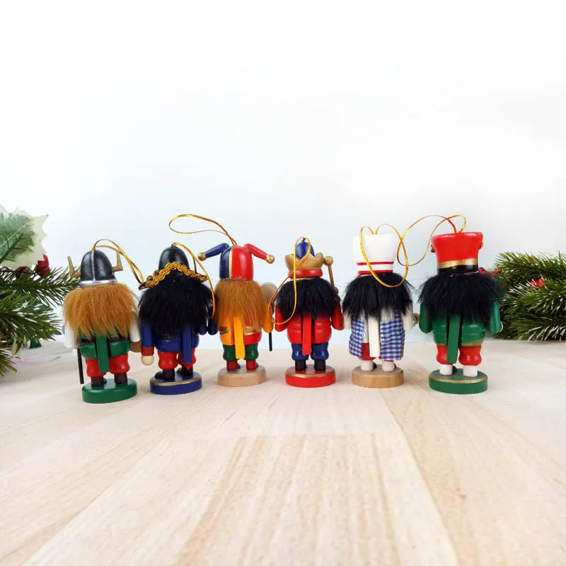 New Hottest Children Gift Nutcracker Soldier Wooden Christmas Nutcracker For Home Decoration