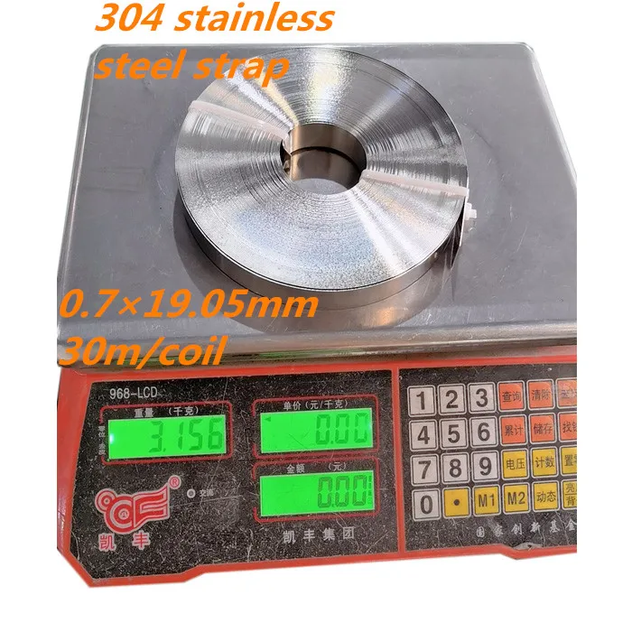 ss304 aisi316 0.6mm 0.7mm stainless steel perforated strap 22mm straps