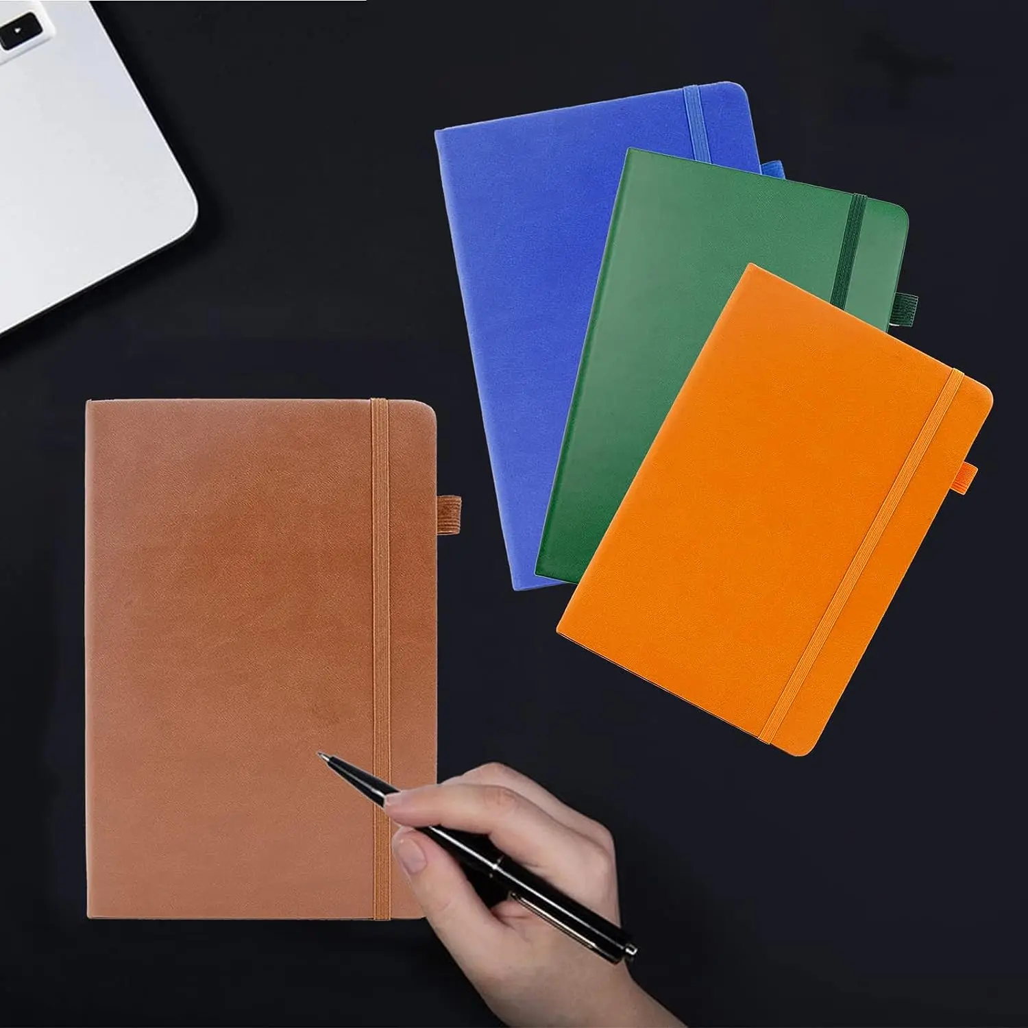 Wholesale Custom Printing A5 PU Leather Hardcover Planner Reading Spiritual Self Mastery Journal