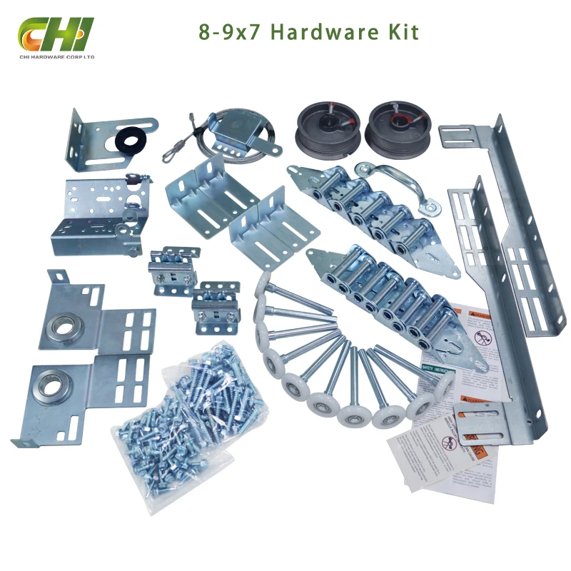 Garage Door Hardware Box 8x7,9x7 over Head Garage Door Hardware Commercial Overhead Sectional Door Hardware