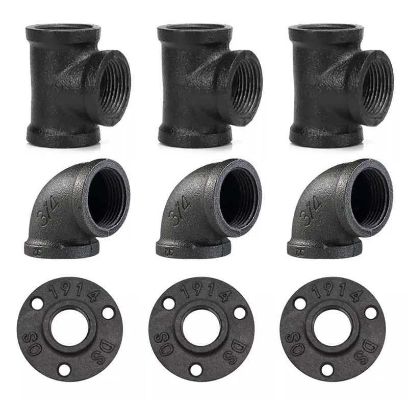 Hardware Display Floating Shelf Wall Bracket Book Shelving Accessories Pipe Rack Organizer Home and Kitchen Storage Holder