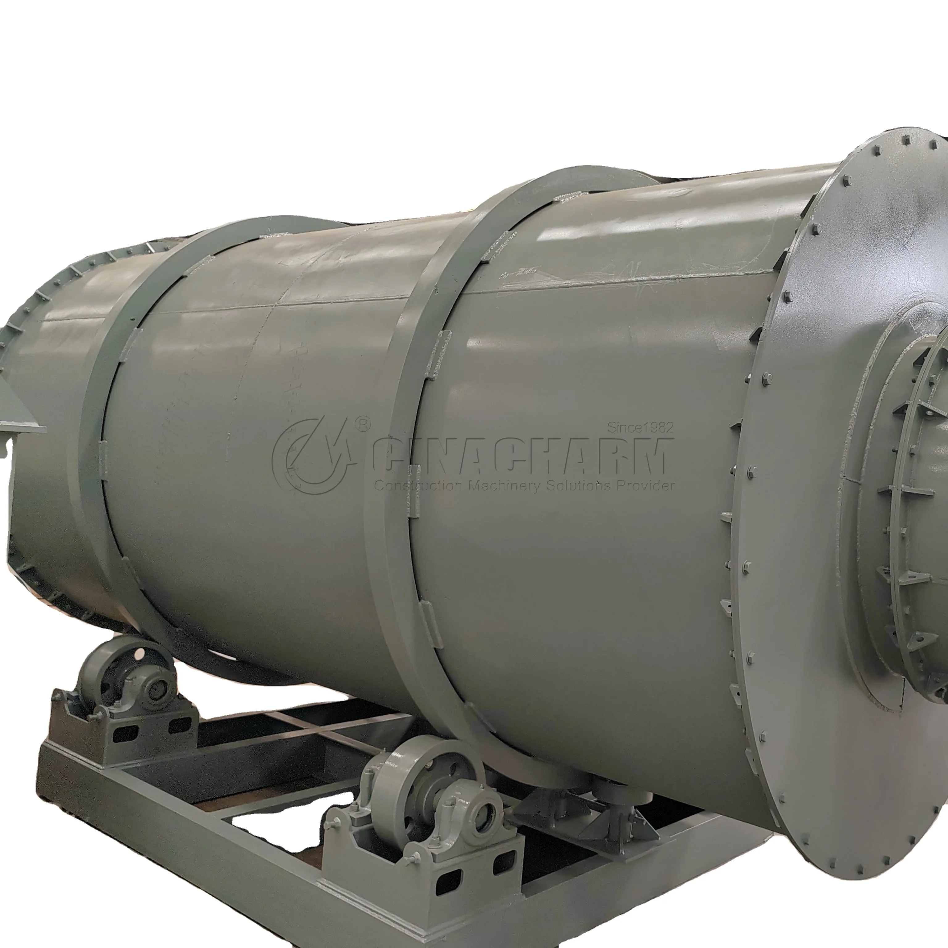 Chinese Manufacturer 10T sand dryer biomass sand rotary drum dryer electric for sale