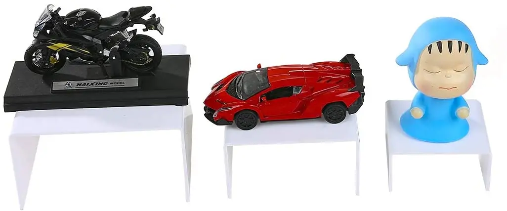 Spring Sign acrylic riser &display cubs white white acrylic display stage risers