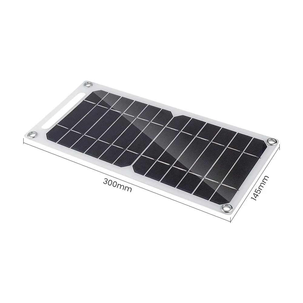 6W 5V Открытый Солнечный телефон зарядная панель Гибкая мини складная солнечная переносная сумка солнечное зарядное устройство для мобильного телефона планшета компьютера