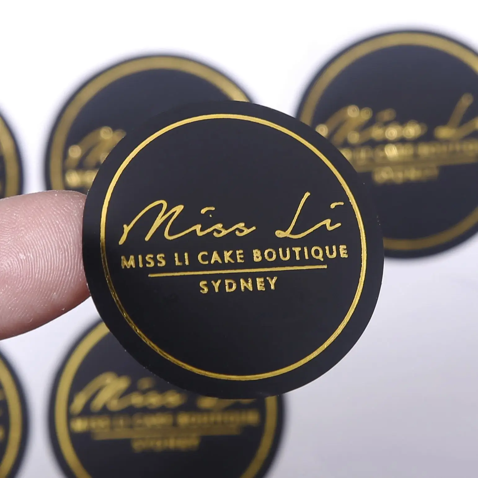 Customized logo stickers