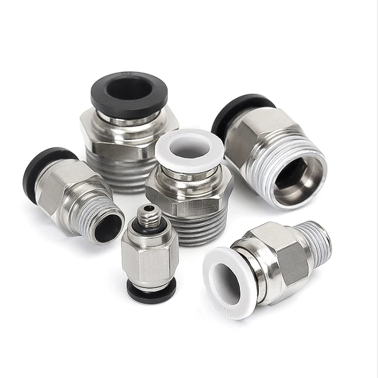 Hot Sale Construction Industry Pc Series Top Quality Hydraulic Fitting Pneumatic Tube Connector