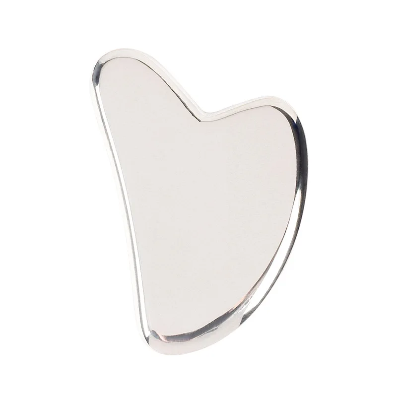 Индивидуальный логотип Gua Sha Инструменты для лица из нержавеющей стали Metal коррекции отечности