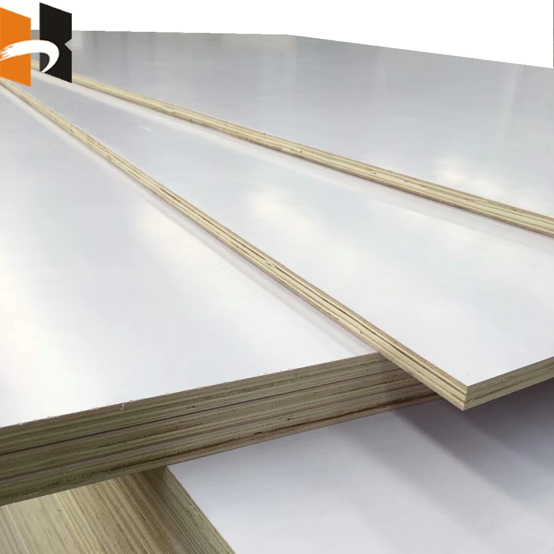 18mm Melamine Paper Coated Laminated Plywood MDF Particle Board Sheets