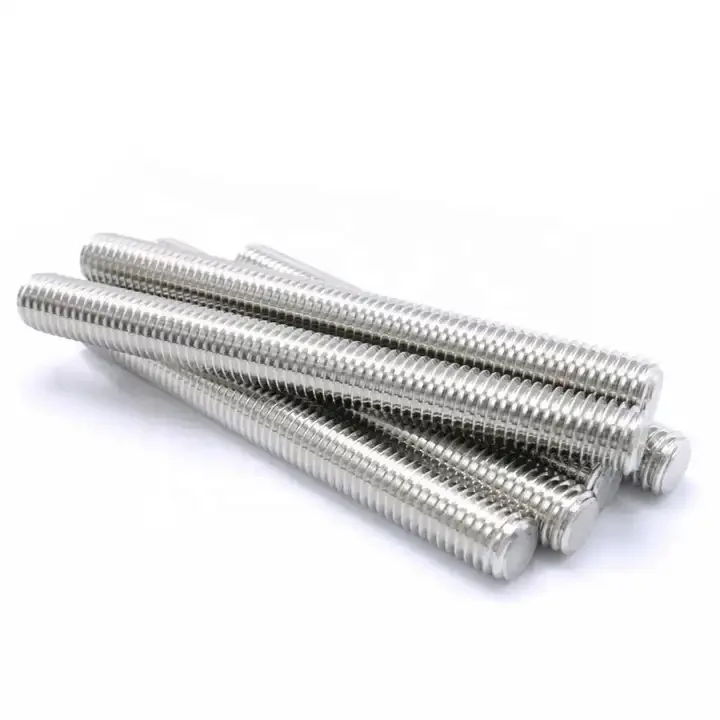 Nickel Alloy  Hastelloy C276 DIN975 Grade 12.9 Thread Rod M10X 60mm Fastener For Heavy Building