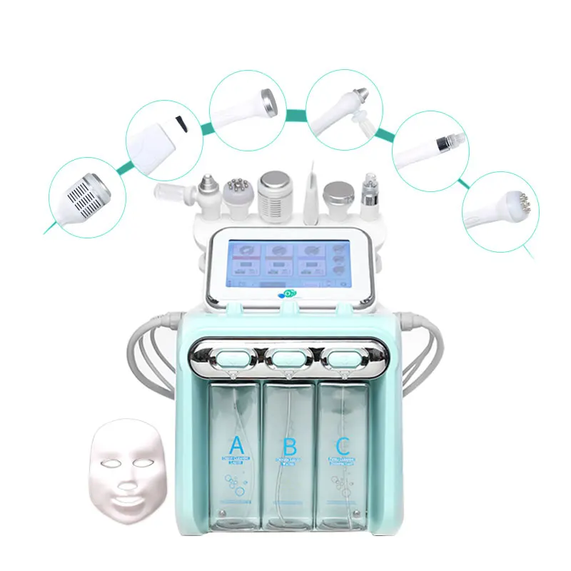 7 en 1 Facial Machine Aquafacial Device Handheld Hydrodermabrasion Product Silk Peel Hydro Dermabrasion