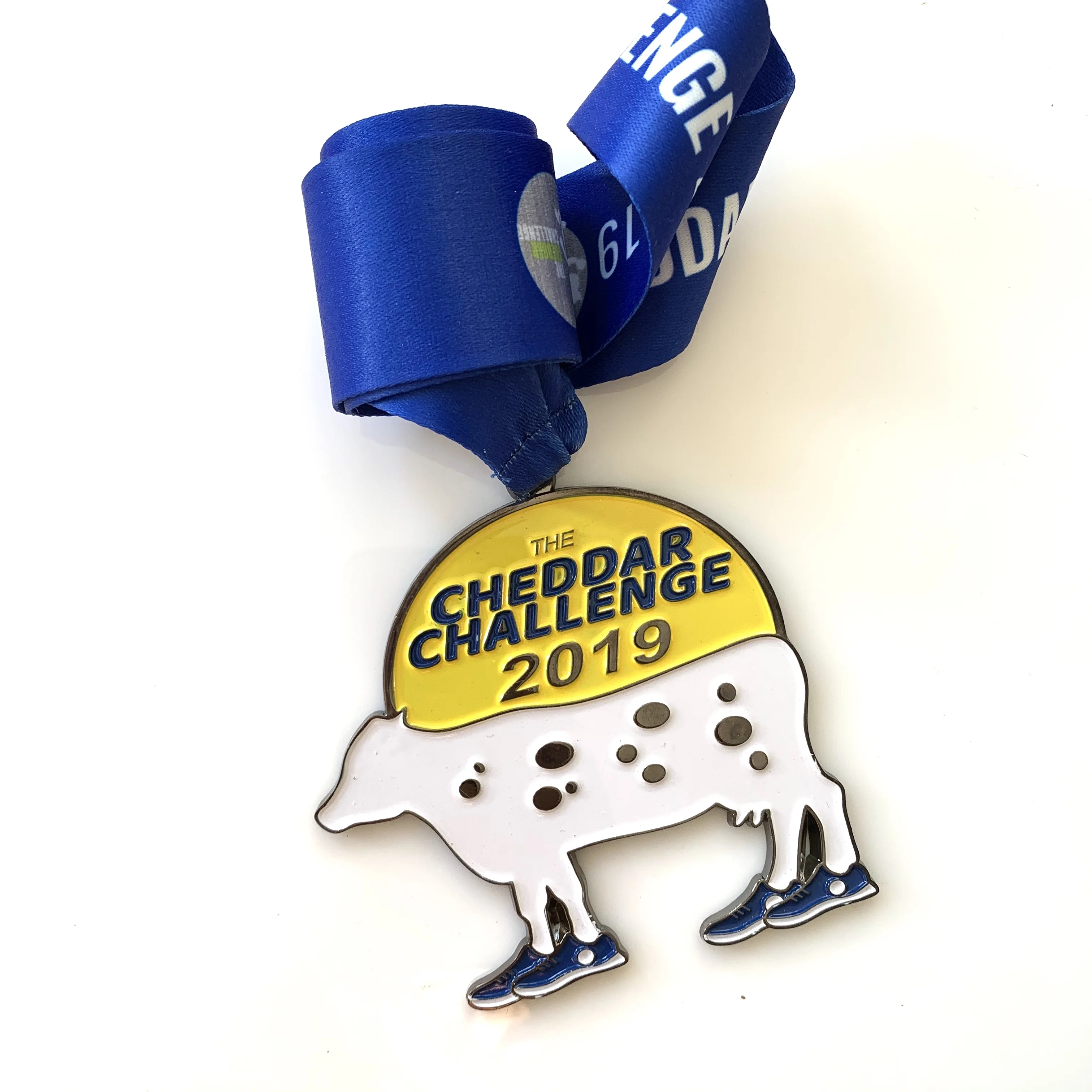 Production Cheap Custom 2d Metal Sports Gold Run Finisher Medals Storage Medal With Ribbon