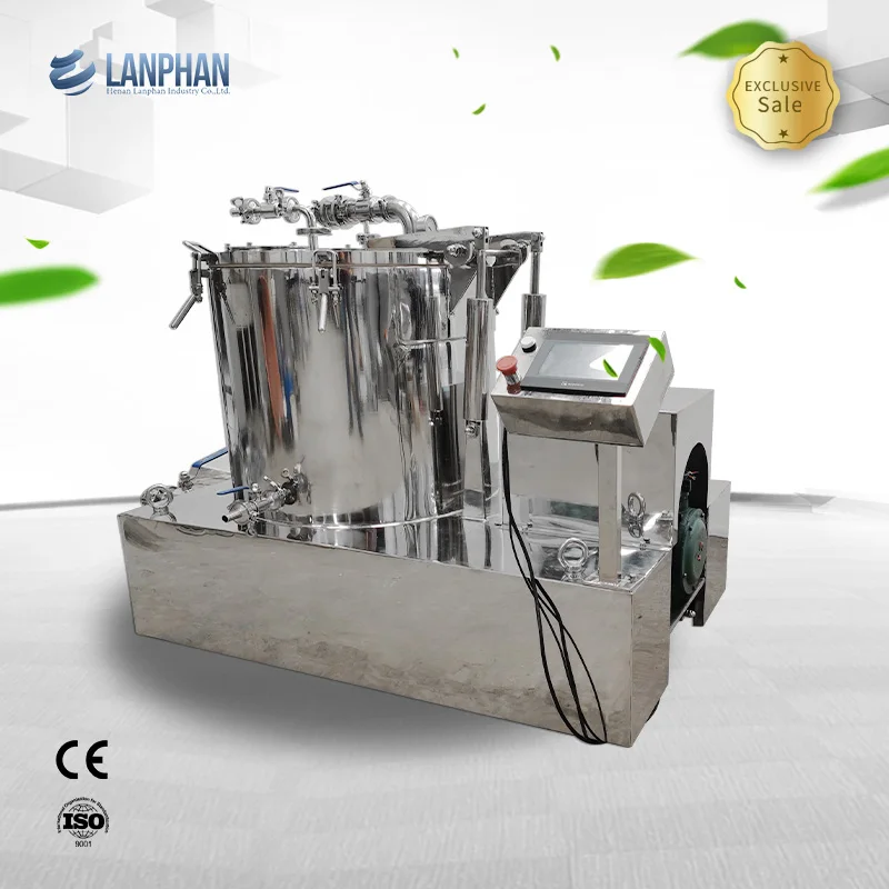 Machine Small  Alcohol Ethanol Extraction Basket Centrifuge